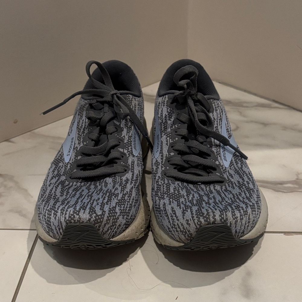 Brooks Gray and Black Athletic Shoes